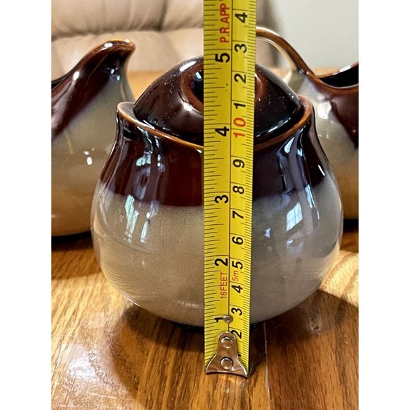 Two Sets of Vintage 1970 SANGO Mid Century Nova Brown Sugar and Creamer Set - Picture 11 of 16